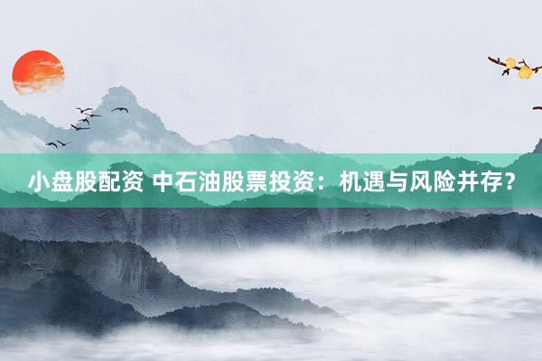 小盘股配资 中石油股票投资：机遇与风险并存？